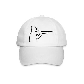 jäger - Baseballkappe - Weiß/Weiß - Vorne