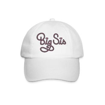Big Sis - Baseballkappe - Weiß/Weiß - Vorne