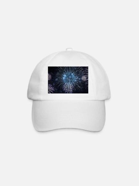Feuerwerk - Baseballkappe - Weiß/Weiß