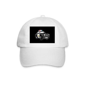 Polizei - Baseballkappe - Weiß/Weiß - Vorne