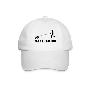 Mantrailing - Baseballkappe - Weiß/Weiß - Vorne