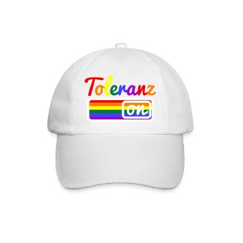 Toleranz - Baseballkappe - Weiß/Weiß - Vorne
