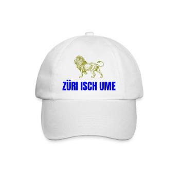 Züri isch Ume - Baseballkappe - Weiß/Weiß - Vorne