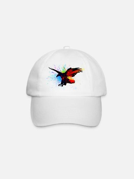 Adler Eagle Color Splash - Baseballkappe - Weiß/Weiß
