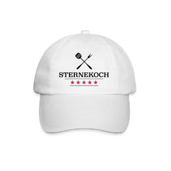 Sternekoch - Baseballkappe - Weiß/Weiß - Vorne