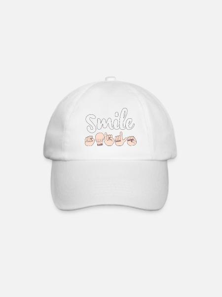 Sprachen 13 - Baseballkappe - Weiß/Weiß