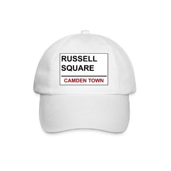 Russell Paltz, Camden Town, London, England, UK - Baseballkappe - Weiß/Weiß - Vorne