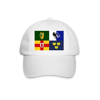 Zeigen Sie Ihre Farben - Arms of Ireland - Baseballkappe - Weiß/Weiß - Vorne