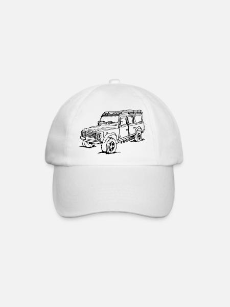 Lineart Landy black - Baseballkappe - Weiß/Weiß