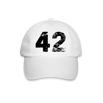 42 - Baseballkappe - Weiß/Weiß - Vorne