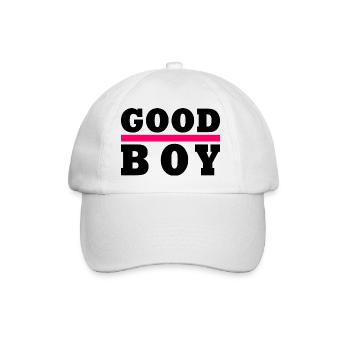 Good boy - Baseballkappe - Weiß/Weiß - Vorne