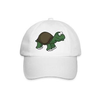 Schildkröte 1 - Baseballkappe - Weiß/Weiß - Vorne