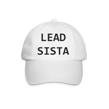 Lead sista - Baseballkappe - Weiß/Weiß - Vorne