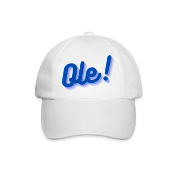 ole - Baseballkappe - Weiß/Weiß - Vorne