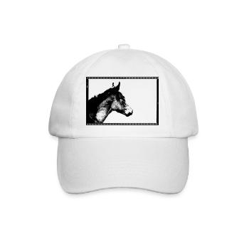 Dreamy the Filly - Baseballkappe - Weiß/Weiß - Vorne