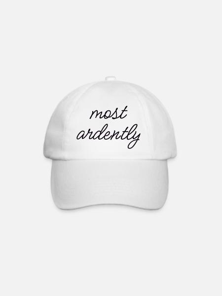 Stolz und Vorurteil Mr. Darcy - Most Ardently II - Baseballkappe - Weiß/Weiß