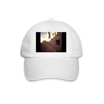 Vintage Egypt Castle - Baseballkappe - Weiß/Weiß - Vorne