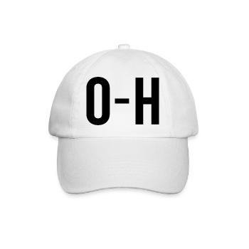 O-H - Baseballkappe - Weiß/Weiß - Vorne