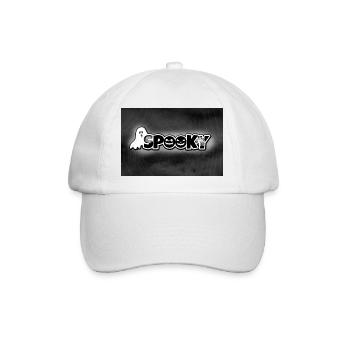 Gruseliger Halloween Comic Stil - Baseballkappe - Weiß/Weiß - Vorne