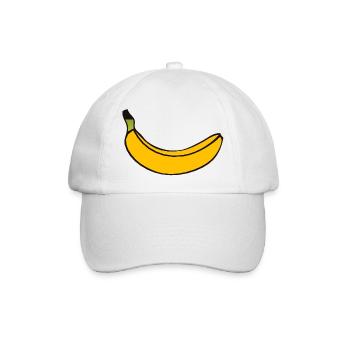 Banane 7 A - Baseballkappe - Weiß/Weiß - Vorne