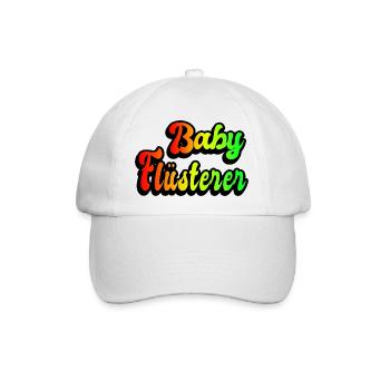 Baby Flüsterer - Baseballkappe - Weiß/Weiß - Vorne
