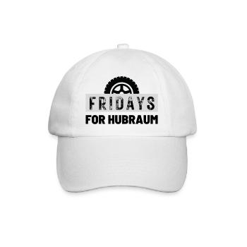 Fridays for Hubraum - Baseballkappe - Weiß/Weiß - Vorne