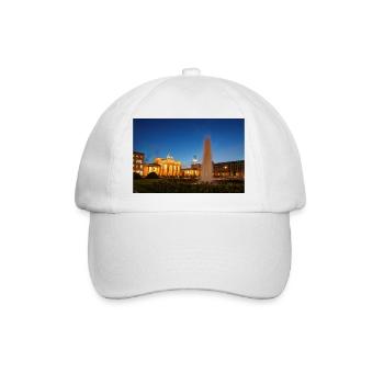 Brandenburger Tor - Baseballkappe - Weiß/Weiß - Vorne