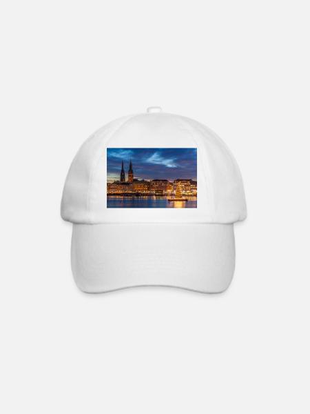 Binnenalster - Baseballkappe - Weiß/Weiß