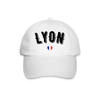 Lyon - Baseballkappe - Weiß/Weiß - Vorne