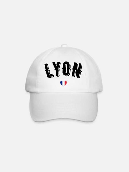 Lyon - Baseballkappe - Weiß/Weiß