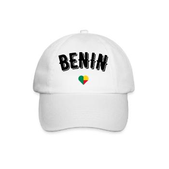 Benin - Baseballkappe - Weiß/Weiß - Vorne