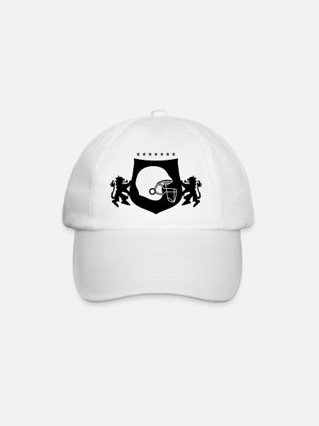 football helmet - Baseballkappe - Weiß/Weiß