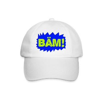 Bäm - Baseballkappe - Weiß/Weiß - Vorne
