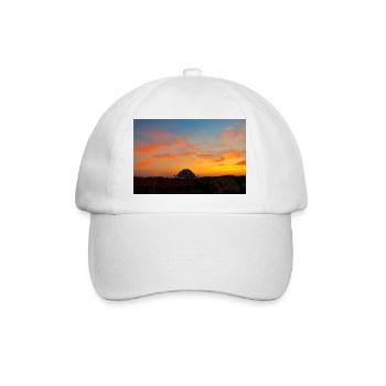 Fesselnde Sonnenuntergänge: Schönheit der Natur auf dem Display - Baseballkappe - Weiß/Weiß - Vorne