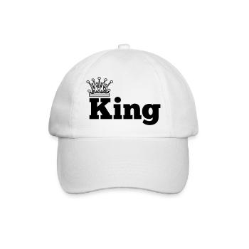 König 1 - Baseballkappe - Weiß/Weiß - Vorne