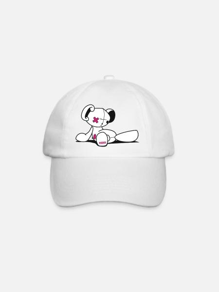 MBP Plüsch - Baseballkappe - Weiß/Weiß