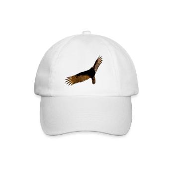 Raptor am Himmel im Flug - Baseballkappe - Weiß/Weiß - Vorne