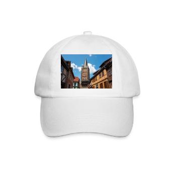 Schreckensturm Quedlinburg - Baseballkappe - Weiß/Weiß - Vorne