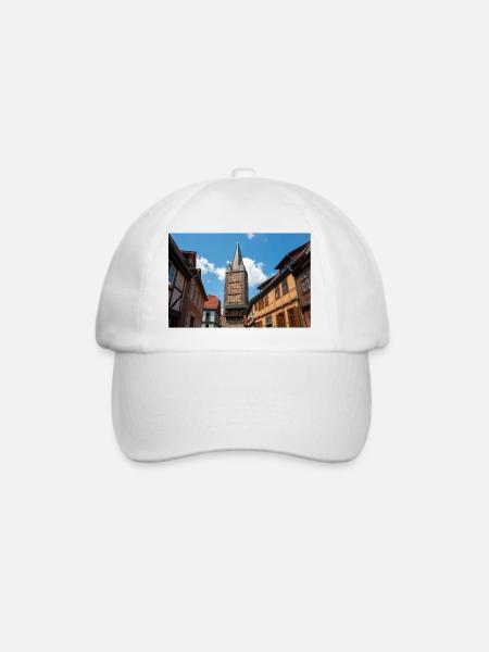 Schreckensturm Quedlinburg - Baseballkappe - Weiß/Weiß