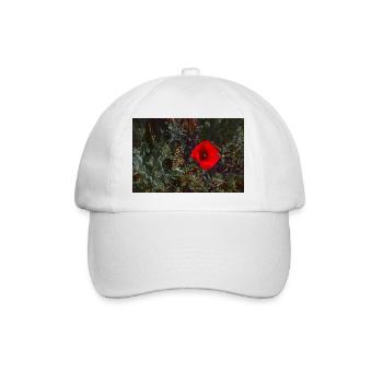 RED - Baseballkappe - Weiß/Weiß - Vorne
