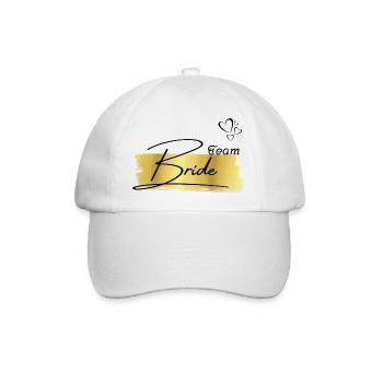 Braut Gold-Team Braut - Baseballkappe - Weiß/Weiß - Vorne