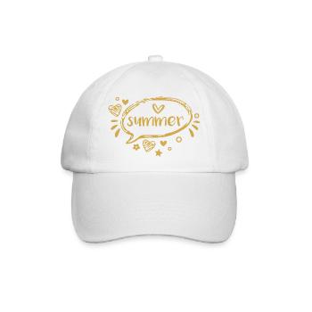 Summer - Baseballkappe - Weiß/Weiß - Vorne