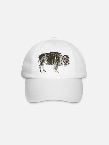 Wildtiere - Baseballkappe - Weiß/Weiß