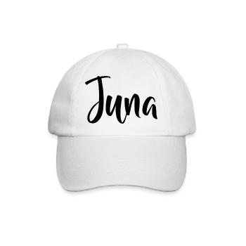 Name - Juna - Baseballkappe - Weiß/Weiß - Vorne