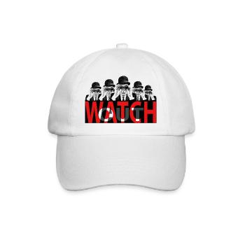 watch out - Baseballkappe - Weiß/Weiß - Vorne