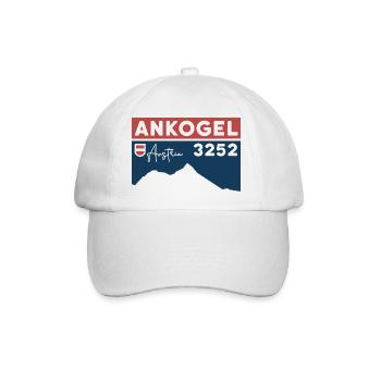 Ankogel Mallnitz Skigebiet Höhe Wanderung Skitour - Baseballkappe - Weiß/Weiß - Vorne