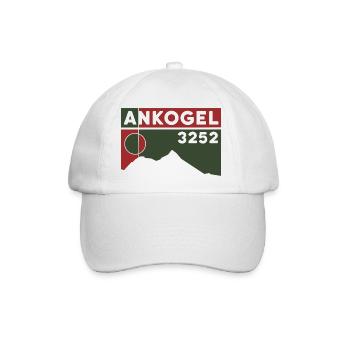 Ankogel Mallnitz Skigebiet Höhe Wanderung Skitour - Baseballkappe - Weiß/Weiß - Vorne