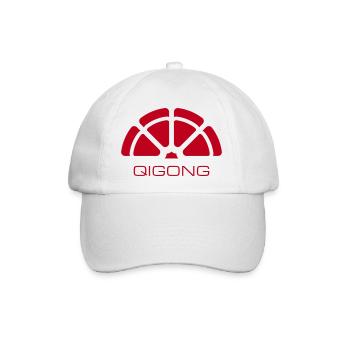 Qigong symbol - Baseballkappe - Weiß/Weiß - Vorne