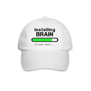 Installation von Brain - Baseballkappe - Weiß/Weiß - Vorne
