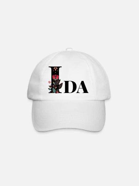 Ida - Baseballkappe - Weiß/Weiß